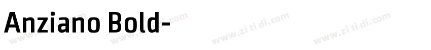 Anziano Bold字体转换